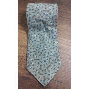 Vintage EUC Structure Geometric Silk Tie Men's USA Made Necktie Diamonds T6